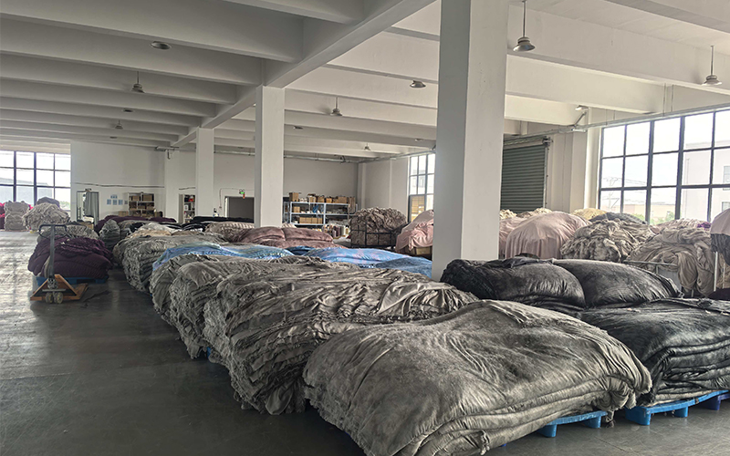 faux rabbit fur blanket