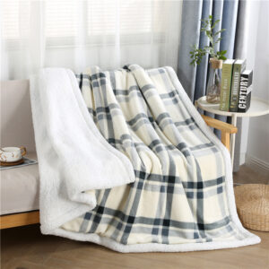 Printed Sherpa Fleece Blanket