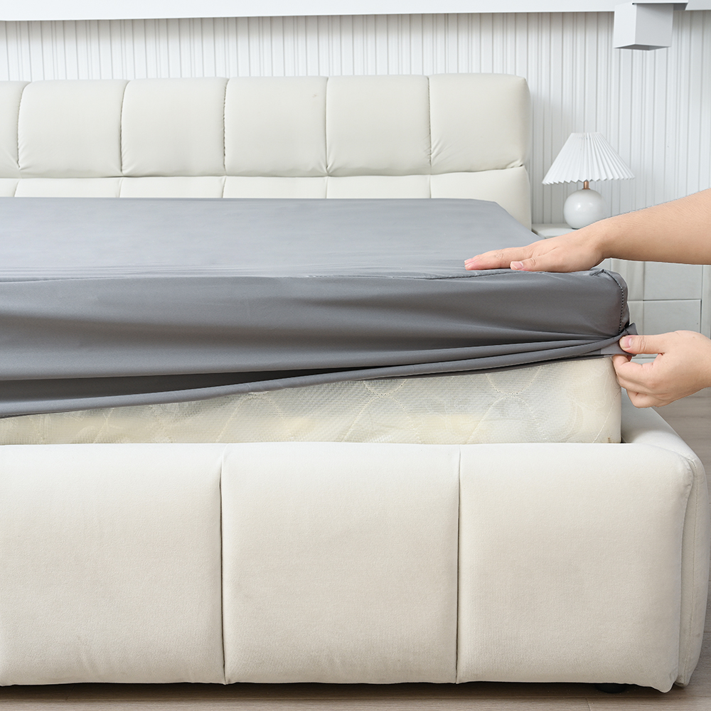 satin fitted sheet