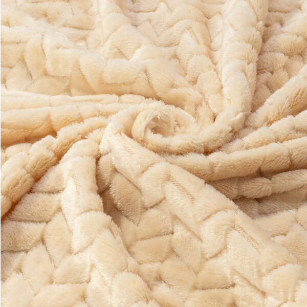 Jacquard Wheat Ear flannel Fleecl Blanket