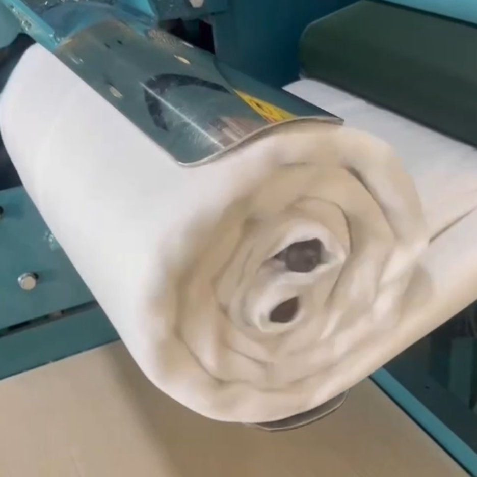 machine rolled packaging duvet