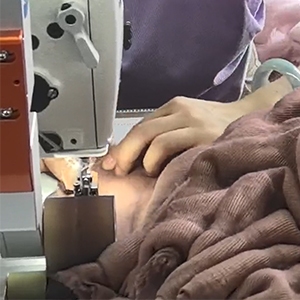 PV fleece faux fur blanket