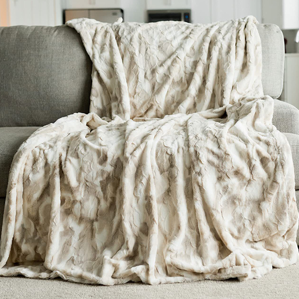 ecozymat PV fleece faux fur blanket