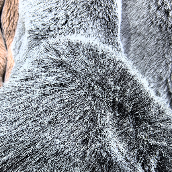 bubble faux rabbit fur blanket