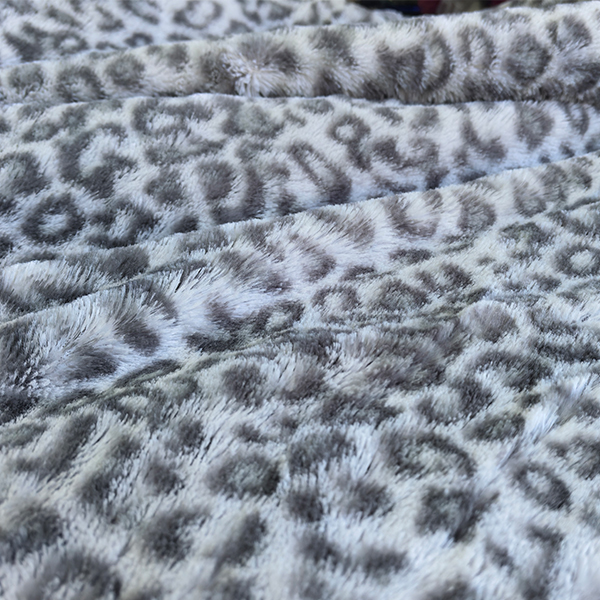 PV fleece faux fur blanket