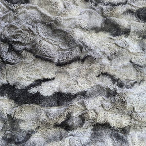 PV fleece faux fur blanket