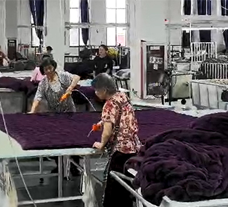 low-shed faux fur blanket ecozymat