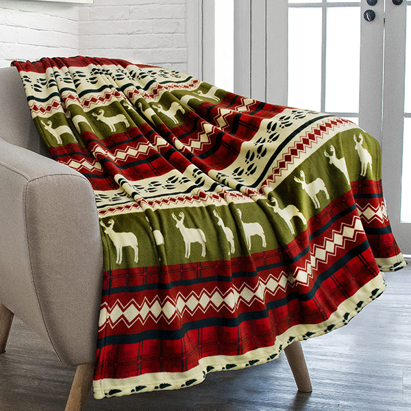 printted fleece blanket Ecozymat