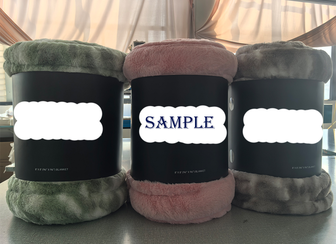 ecozyamt faux fur blanket sample