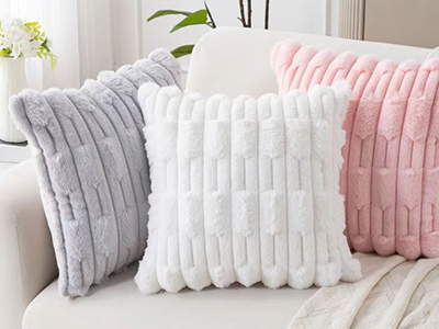 Jacquard faux fur cushion manufacturer
