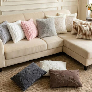 faux fur cushion Ecozymat