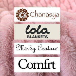 ruhed fauxf fur blanket